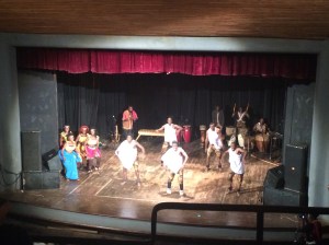 The show of Ugandan dances at the UNCC