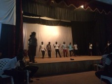 Ugandan dancing rehearsal