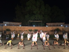 Show of Ugandan music and dancing