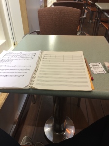 Writing a string quartet on the ferry